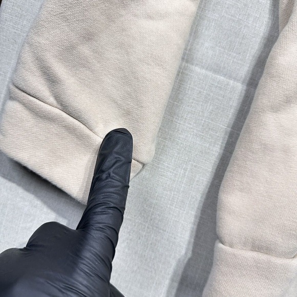 Lolano Hoodie Zip Women’s Size M Beig Full Long Sleeve - Picture 3 of 11